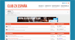 Desktop Screenshot of clubzx.es