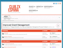 Tablet Screenshot of clubzx.es